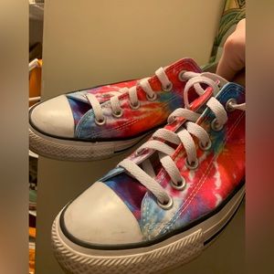 converse tie dye shoes (sold on mercari!)